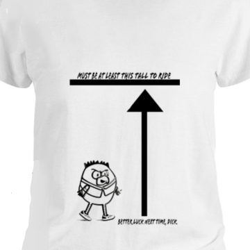 Women's "This Tall To Ride" T-Shirt